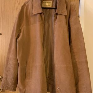Leather Bomber Jacket XXL - Needs Patch